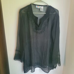 Sand N Sun Swim Cover Black Size XL Extra Large